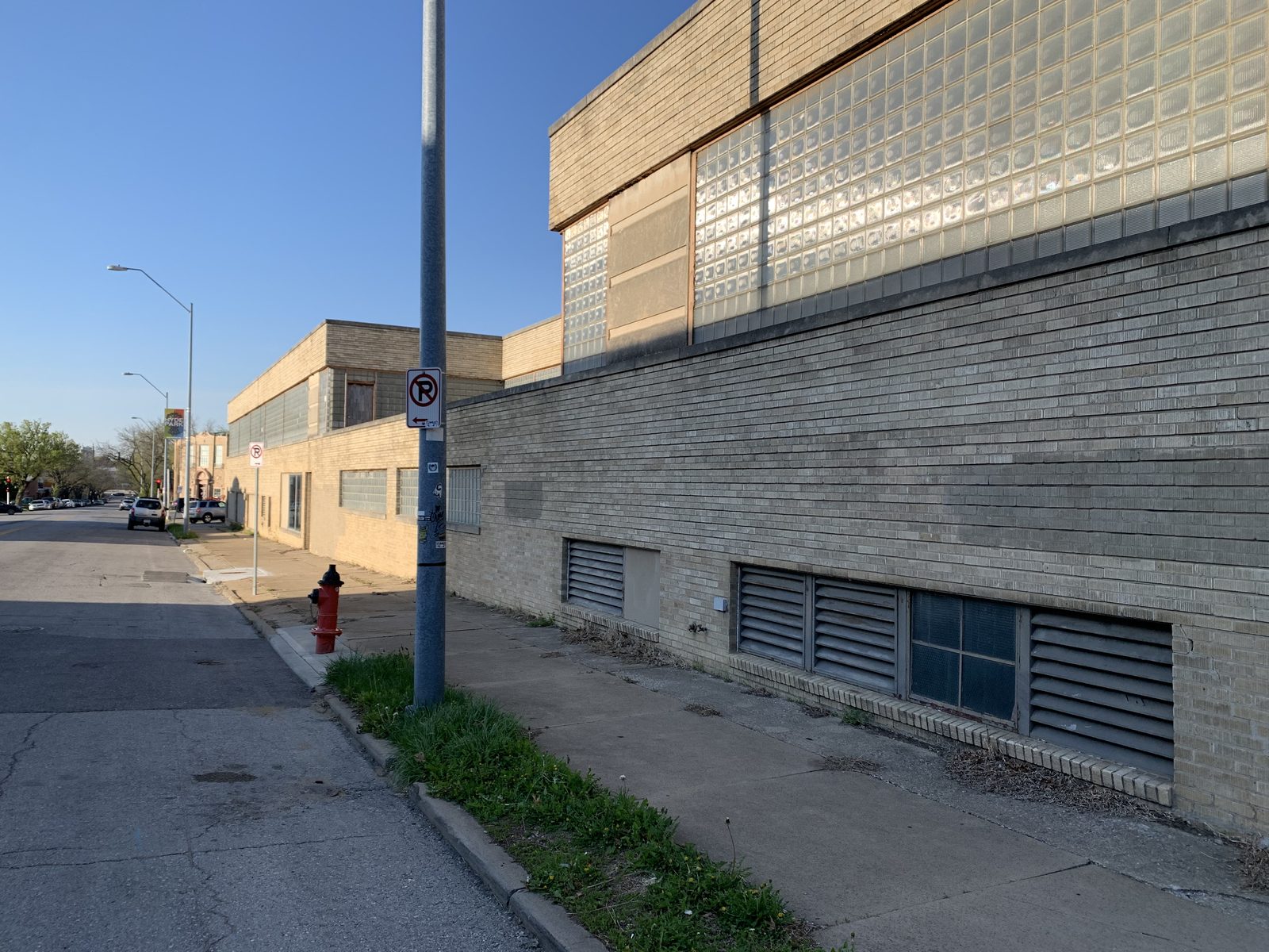 The Aines Dairy plant, vacant